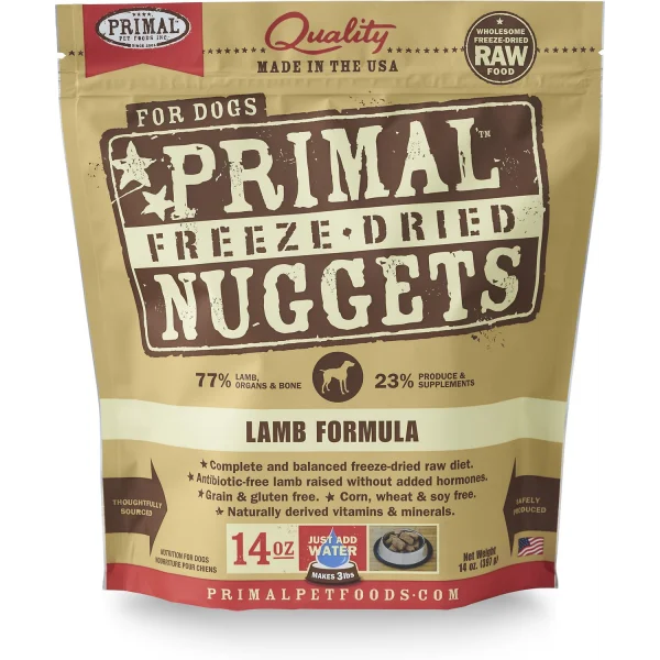 Primal Dog Freeze-Dried Lamb Nuggets